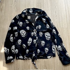 Skull blouse